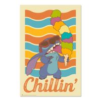ERIK Disney Stitch Chillin poster