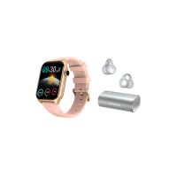 Riversong Smartwatch Motive 9E Rose Gold + Riversong True Wireless AirClip L3 Silver