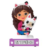 KIDS LICENSING Gabbys Dolls House 3D lamp with alarm clock