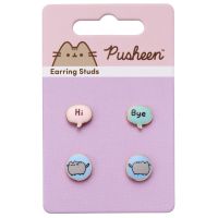 THE CARAT SHOP Pusheen Hi Bye Set 3 pairs of earrings