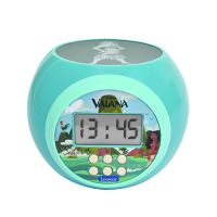 LEXIBOOK Disney Moana Vaiana Projector Alarm Clock