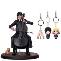 SD TOYS Wednesday figure Wednesday Cello + keychain