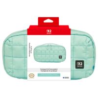 HORI SWITCH 2/SWITCH Borsa Imbottita Puff Pouch Verde