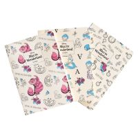 ERIK Disney Alice in Wonderland pack 3 A6 notebooks