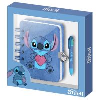 KARACTERMANIA Disney Stitch Diary plush + pen