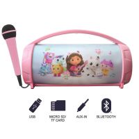 LEXIBOOK Gabbys Dollhouse Illuminated Bluetooth Speaker + Microphone