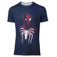 T-Shirt Spider-Man Acid Wash L