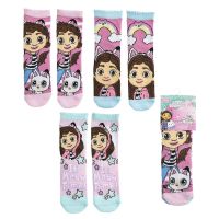 CERDÁ Gabbys Doll House pack 3 assorted socks