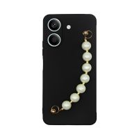 Vivid Silicone Case Pearl Chain Redmi Note 13 5G Black