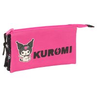SAFTA Hello Kitty Kuromi triple pencil case