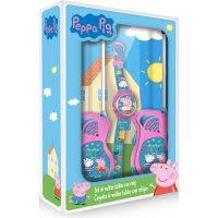 KIDS LICENSING Peppa Pig Digital Watch set + Walkie Talkie