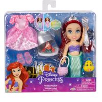 JAKKS PACIFIC Disney The Little Mermaid Land and Sea Ariel doll 15cm