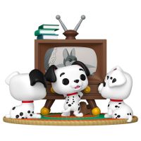 FUNKO POP figure Moment Disney 101 Dalmatas Rolly Patch & Lucky with TV
