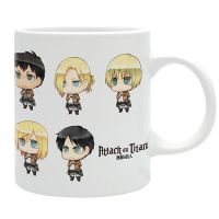 Tazza Attack on Titan All Chibis