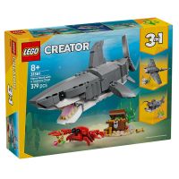 31381 Creator 3 in 1 Squalo Con Scrigno del Tesoro