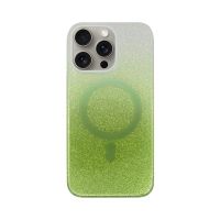 Vivid Magsafe Glitter Shine Case Apple iPhone 15 Pro Max Green