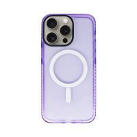Vivid Magsafe Silicone Case Apple iPhone 15 Pro Max Purple