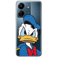 Disney Case Redmi 13C Donald Partial Print Angry Transparent