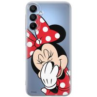 Disney Case Samsung Galaxy A15 4G/5G Minnie Partial Print Smiley Transparent