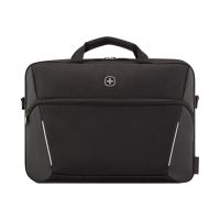 P/C WENGER, XE COMPACT BRIEF 16” LAPTOP BRIEFCASE WITH TABLET POCKET, BLACK