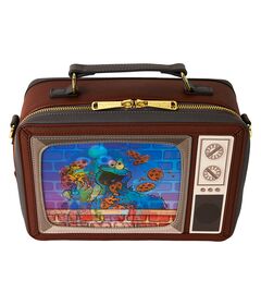 Loungefly Sesame Street Retro TV Lenticular shoulder bag 671803536548
