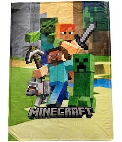 Coperta in Pile Minecraft Characters 130x180cm