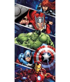 Telo Mare Poliestere Marvel Avengers 70x140cm