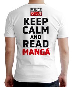 T-Shirt Keep Calm Read Manga L TGGTEX016-L
