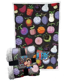 Coperta Sherpa One Piece Devil Fruits