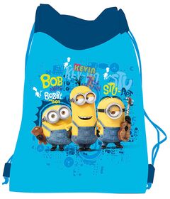 Sacca Minions Blu 30x40cm MINION SAKKYBAG BLU