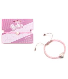 Braccialetto Barbie Perle Rosa e Cuore
