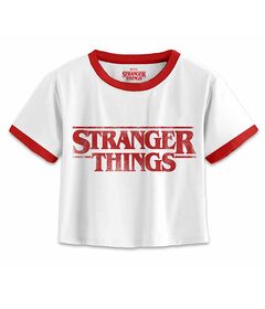 T-Shirt Stranger Things Logo Corta Donna L STR02777CTWLL