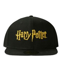 Cap Harry Potter Black Golden Logo