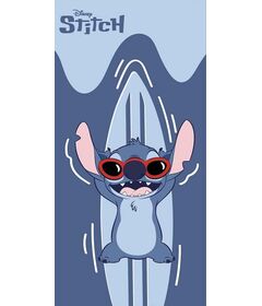 Telo Mare Poliestere Disney Stitch Surf w/Glasses 70x140cm