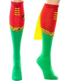 Calze DC Comics Robin con Mantello
