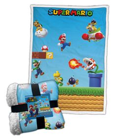 Coperta Sherpa Super Mario Personaggi