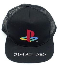 Cap PlayStation Katakana Logo Black 52cm