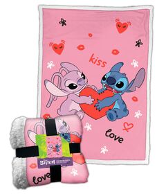 Coperta Sherpa Disney Stitch Love