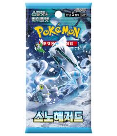 Pokemon KOR Snow Hazard Booster 1 Busta