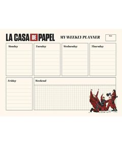 Planner A4 da Scrivania La Casa di Carta