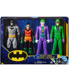 Batman, Robin, The Joker & The Riddler 30cm (Σετ 4 Φιγούρων) 3+ Ετών