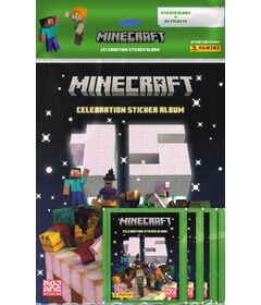 PANINI Stickers Minecraft 15th Starter Set