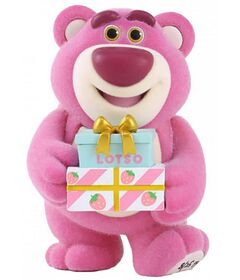 Toy Story Lotso w/Christmas Presents Flocked