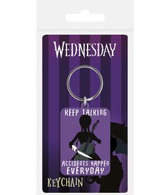 Wednesday Accidents Happen Every Day Keychain RK39491C