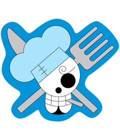 Cuscino One Piece Logo Chef 3D OP-2684SC
