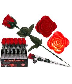 Rosa Rossa Led 1pz Assortimento