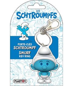 PLASTOY Chibi Smurfs Smurf Keychain 65495