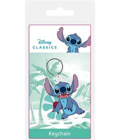 Lilo & Stitch Smile Stitch Keychain RK39340C