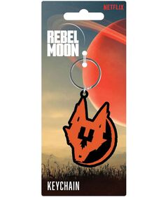 Rebel Moon Resistance Wolf Keychain RK39482C