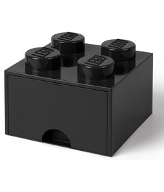 Contenitore LEGO Brick 4 Cassetto Nero RCL 40051733